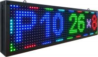 P10 RGB full color LED moving message sign display wifi control