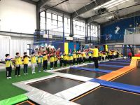 Commercial trampoline
