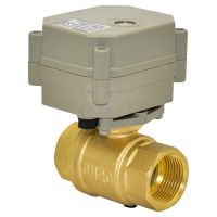 NPT/BSP 3/4'' 2 way brass electric ball valve From China