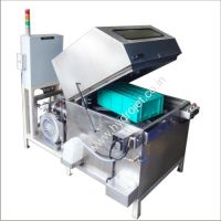 Rotary bin washing machine
