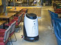 Autonomous scrubber mobile robot cleaner