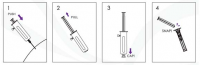 Safety Syringe With Retractable Needles 2ML