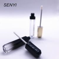 Hot-Selling Rose Gold and Bright Pink Cylindrical Hollow Empty Lip Gloss Tube Lipstick Tube Lip Balm Containers