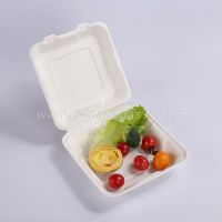 Paper Pulp Tableware 6 Inch Hamburger Box