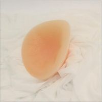 Triangle Shape Concave Bottom High-grade Silicone Breast Form Soft Artificial Breast Silicone Breast Prosthesis For Mastectomy