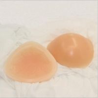 Triangle Shape Concave Bottom High-grade Silicone Breast Form Soft Artificial Breast Silicone Breast Prosthesis For Mastectomy