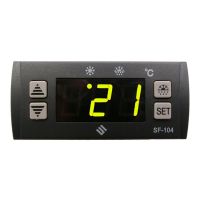 Mini smart electronic defrost refrigeration digital thermostat