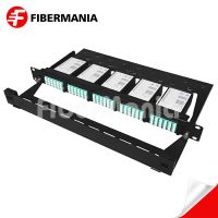 1u 120 Fiber Ultra High Density MTP Patch Panel Fully Loaded with Om3 MTP-LC Modules