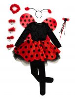 Girls Deluxe Miraculous Ladybug Costume 10pcs