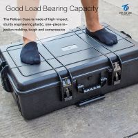 Black Waterproof Hard ABS Plastic Medium Size Pelican Case With Foam (ZHX201)