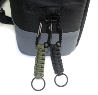 Survival Climbing Button Carabiner Paracord Keychain, Paracord Keyring For Paracord Mountain Buckle Camping