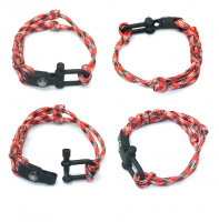 Unisex Camping Emergency Handmade Bracelets, 2020 Multifunctional sports team customized 550 paracor