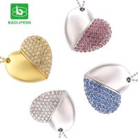 heart shape crystal 2GB 4GB 8GB 16GB 32GB jewelry usb flash drive