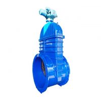 Electric resilient seat gate valve