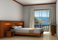 wooden bed