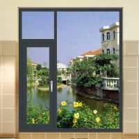 Sinomet 50 series customized energy saving thermal break aluminum casement window