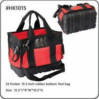 Hard Base Tool Tote Bag/tool Bag With Rubber Bottom 