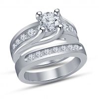 14k White Gold Fi...