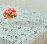 100% Vinyl lace tablecloth series From China