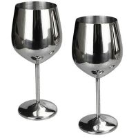 Steel Goblet Glass