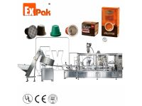 4 Lane Nespresso Capsule Filling Sealing Machine With 10ct PaperBox Packaging Machine CP5004N From China
