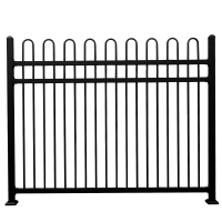 Nice looking most popular swimming pool metal fence From China