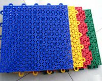 Plastic suspension assembled flooring / Suspension assembly sports floor /