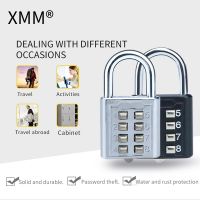 Digital Safety Padlock With pull button For Luggage Combination Padlock xmmm8030