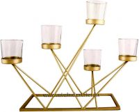 Candelabra Non Tarnish Metal Candle Holde