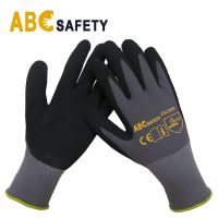Ultra-Grip Nylon Work Gloves Builder Construction Gardening Grip