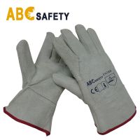 11&quot; Gray Cow Split Leather Welding Gloves