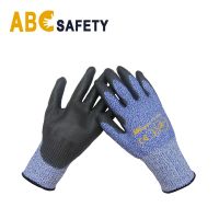 Cut Resistant Work Compression Glove with PU Polyurethane Palm Coating