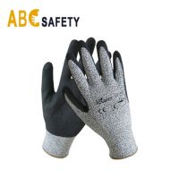 13G hppe cut-resistant  puncture and tear resistance handling sharp parts gloves