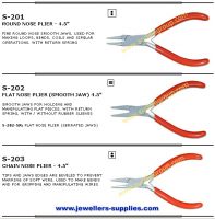 FLAT & CHAIN & ROUND NOSE PLIERS