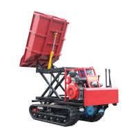 crawler tracked carrier with hydraulic lift