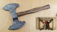 Louis Martin DAMASCUS Steel BLADE DOUBLE HEAD FUNCTIONAL TOMAHAWK,AXE,