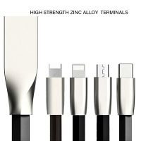 Zinc Alloy universal USB charging Cable And DataTransfer