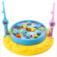 2020 New Arrival Fishing Toys Child Music Playing House Usb Electronic Fishing Platform Spin Magnetics For Chlidren Kids