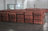 We sell copper cathodes.