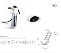 Sr033t 6w Cut 30mm Mini Downlight