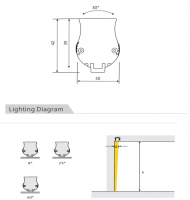 Sxh025 30w   Wall Washer  Ip67 Liner