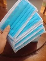 Disposable Medical 3 ply Non Woven Mask / Surgical Disposable Face Mask