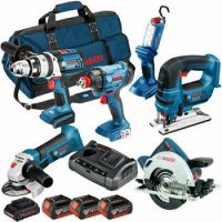 Power Tool 15Pcs Combo Kit 6.0Ah 20V Bosch