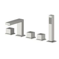 SUS304 Stainless Steel Singe Handle Deck Mounted Bathtub Shower Faucet