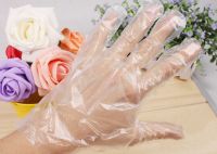 PE Plastic household daily food grade eating use oil proof cheap high quality thicken pe disposable gloves From Thailand
