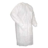 Cheap Lab Gown White Nonwoven Medical