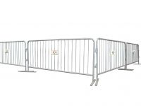 Crowd control steel barricades