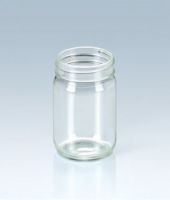 (13.2oz.) 390ml Flint Glass Economy Round Jar for Pickle Food 