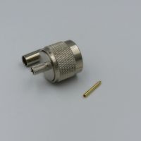 RF coaxial N type male crimp connector for RG58 cable