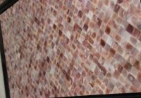 Color Pink mother of pearl mosaic tiles MSW1010